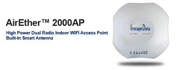 AirEther 2000AP High Power Dual Radio Indoor WIFI Access Point Built In Smart Antenna