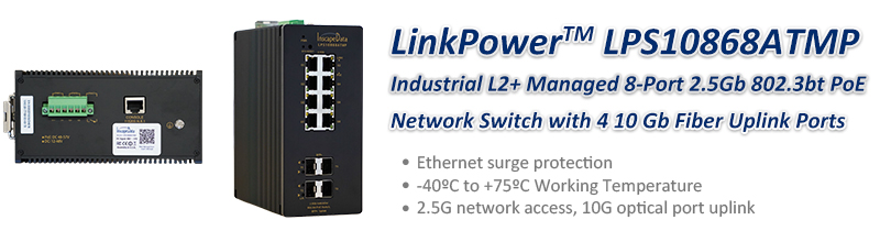 LPS10868ATMP Industrial PoE Switch