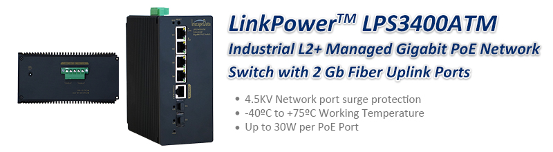 LPS3400ATM Industrial PoE Switch