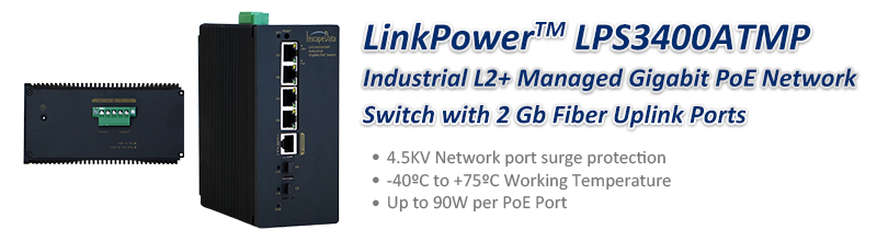 LPS3400ATMP Industrial PoE Switch