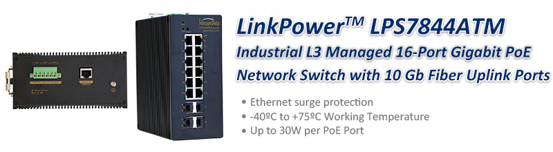 LPS7844ATM Industrial PoE Switch
